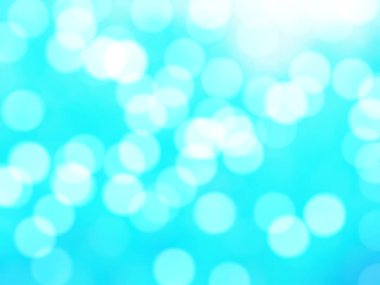 Ufuk benzersiz Soyut Mavi Bokeh şenlikli ışıklar