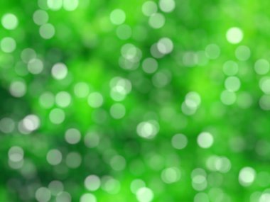 Ufuk benzersiz Soyut Yeşil Bokeh şenlikli ışıklar