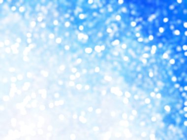 Ufuk benzersiz Soyut Mavi Bokeh şenlikli ışıklar