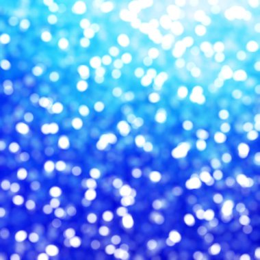 Ufuk benzersiz Soyut Mavi Bokeh şenlikli ışıklar