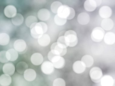 Ufuk benzersiz soyut gri beyaz Bokeh şenlikli ışıklar