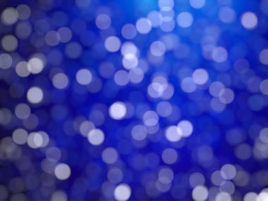 Ufuk benzersiz Soyut Mavi Bokeh şenlikli ışıklar