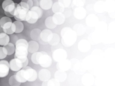 Ufuk benzersiz soyut gri beyaz Bokeh şenlikli ışıklar