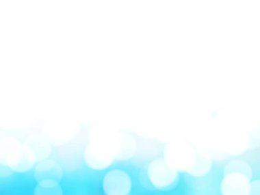 Ufuk benzersiz Soyut Mavi Bokeh şenlikli ışıklar