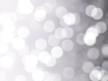 Ufuk benzersiz soyut gri beyaz Bokeh şenlikli ışıklar