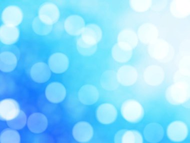 Ufuk benzersiz Soyut Mavi Bokeh şenlikli ışıklar