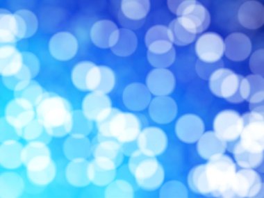 Ufuk benzersiz Soyut Mavi Bokeh şenlikli ışıklar