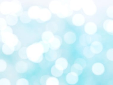 Ufuk benzersiz Soyut Mavi Bokeh şenlikli ışıklar