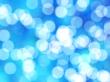 Ufuk benzersiz Soyut Mavi Bokeh şenlikli ışıklar