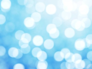 Ufuk benzersiz Soyut Mavi Bokeh şenlikli ışıklar