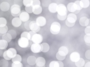 Ufuk benzersiz soyut gri beyaz Bokeh şenlikli ışıklar