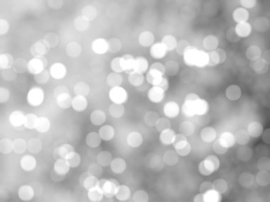 Ufuk benzersiz soyut gri beyaz Bokeh şenlikli ışıklar