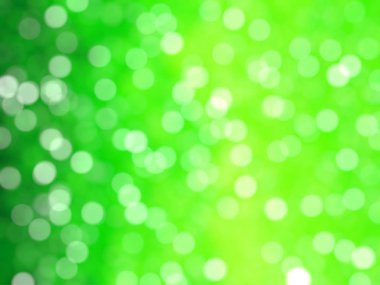 Ufuk benzersiz Soyut Yeşil Bokeh şenlikli ışıklar