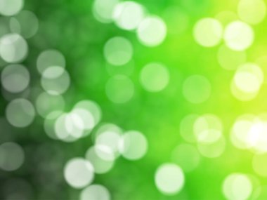 Ufuk benzersiz Soyut Yeşil Bokeh şenlikli ışıklar