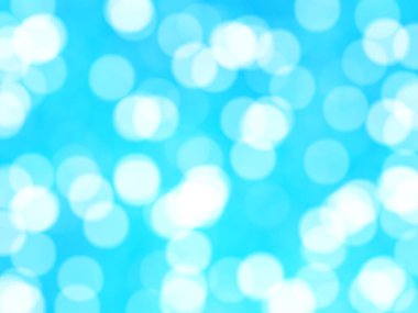 Ufuk benzersiz Soyut Mavi Bokeh şenlikli ışıklar