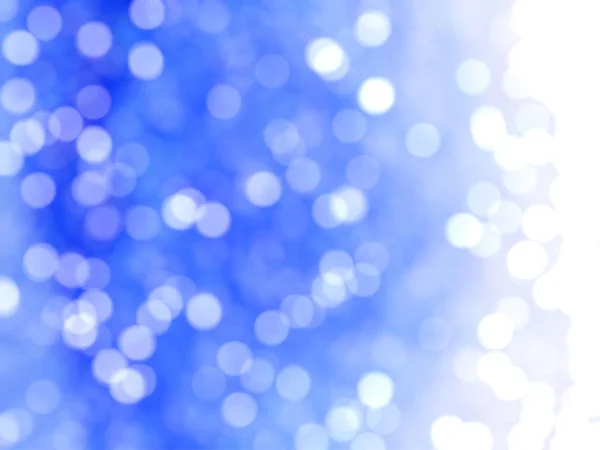 Desfocado Único Abstrato Azul Bokeh Luzes Festivas — Fotografia de Stock