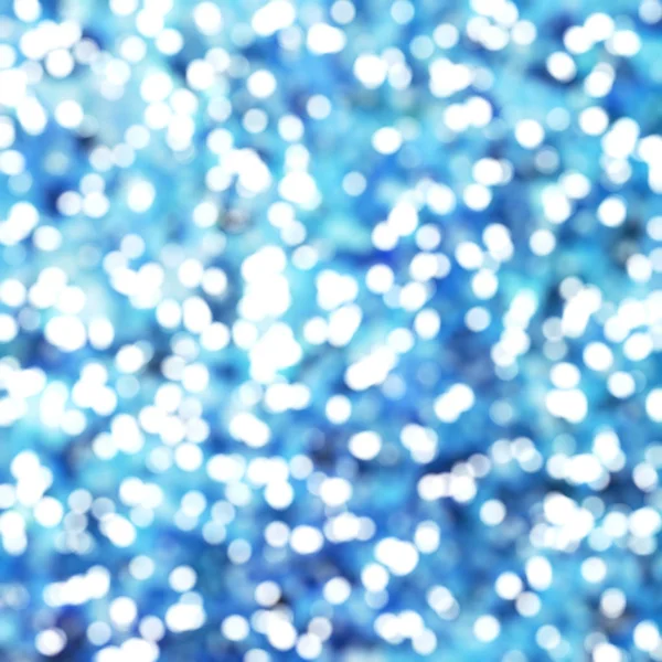 Intreepupil Unieke Abstract Blue Bokeh Feestelijke Verlichting — Stockfoto