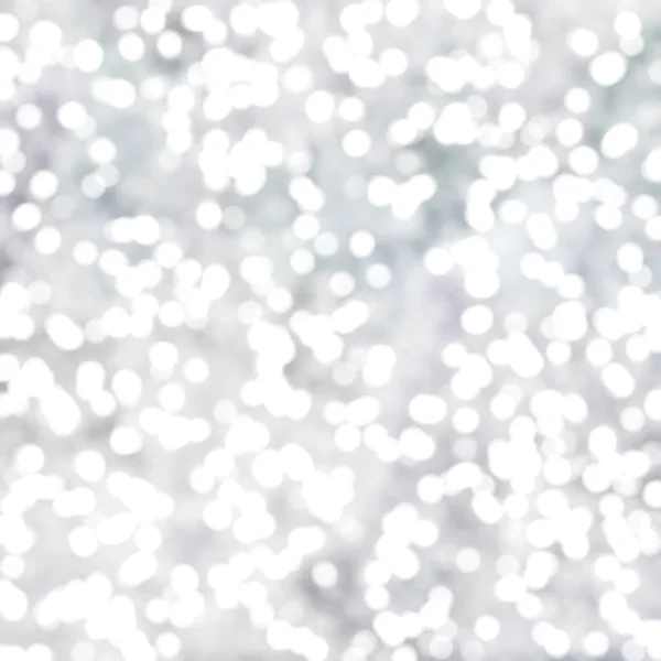 Дефокусовані Унікальні Абстрактні Сірі Білі Боке Святкові Вогні — стокове фото