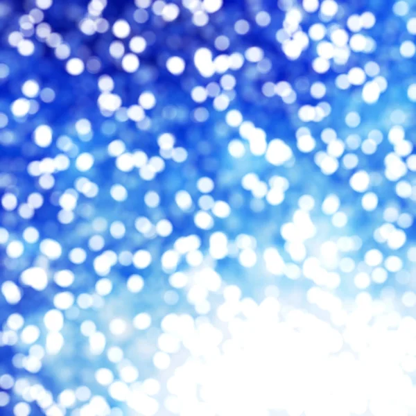 Intreepupil Unieke Abstract Blue Bokeh Feestelijke Verlichting — Stockfoto