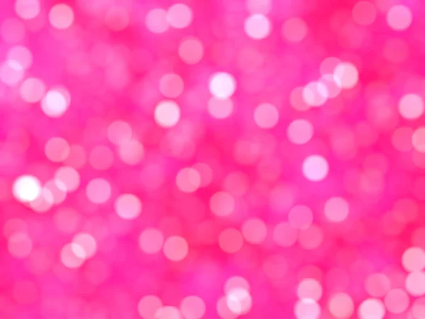 Desfocado Único Abstrato Rosa Bokeh Luzes Festivas — Fotografia de Stock