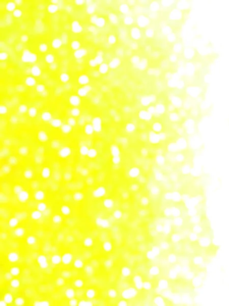 Defocused Unique Abstract Yellow Bokeh Festive Lights — Stock Photo, Image