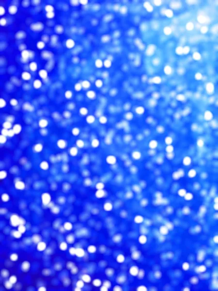 Intreepupil Unieke Abstract Blue Bokeh Feestelijke Verlichting — Stockfoto