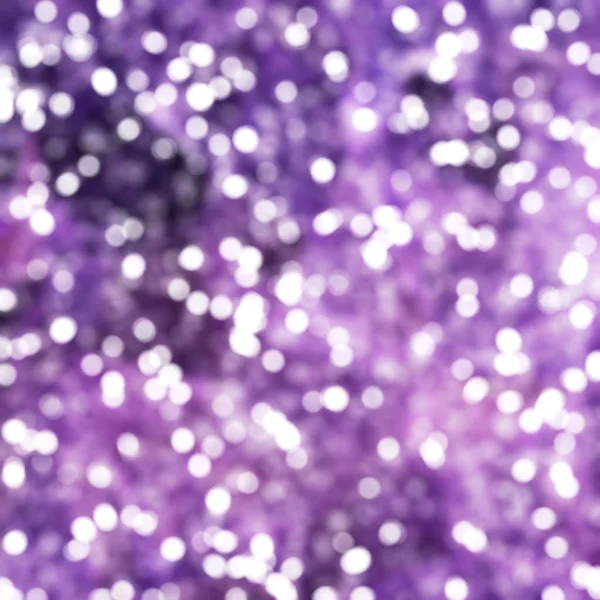 Desfocado Único Abstrato Roxo Bokeh Luzes Festivas — Fotografia de Stock