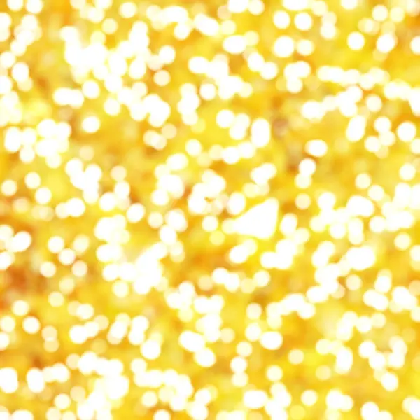 Luci Festive Bokeh Giallo Astratto Unico Sfocato — Foto Stock