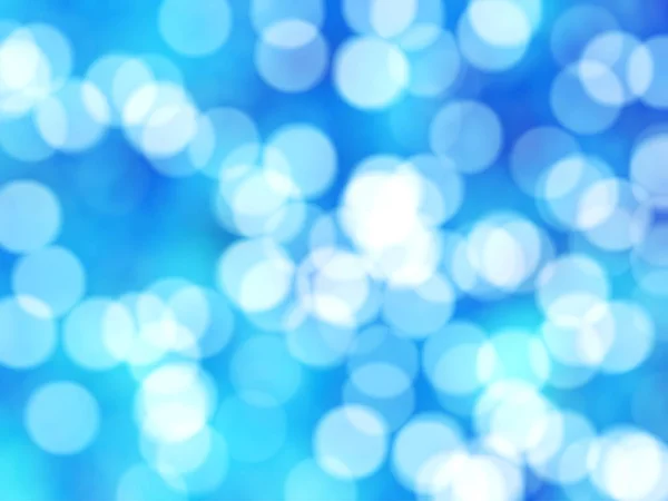 Desfocado Único Abstrato Azul Bokeh Luzes Festivas — Fotografia de Stock