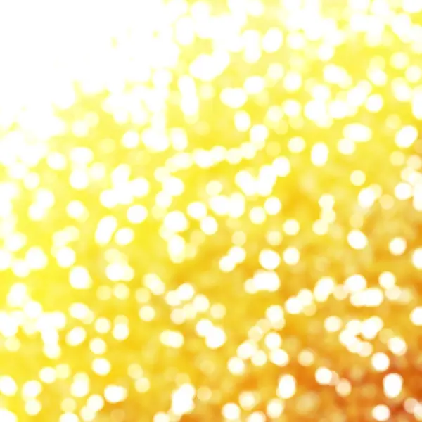 Luci Festive Bokeh Giallo Astratto Unico Sfocato — Foto Stock