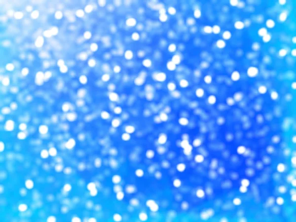 Desenfocado Único Abstracto Azul Bokeh Luces Festivas —  Fotos de Stock