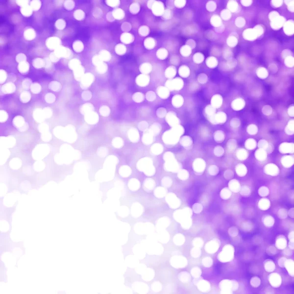 Luci Festive Viola Astratte Uniche Sfocate Bokeh — Foto Stock