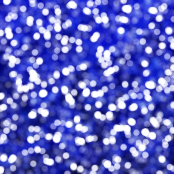 Defocused Μοναδικό Αφηρημένο Μπλε Bokeh Γιορτινά Φώτα — Φωτογραφία Αρχείου