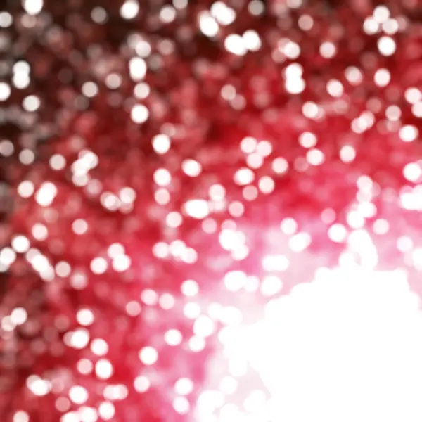 Desfocado Único Abstrato Vermelho Bokeh Luzes Festivas — Fotografia de Stock