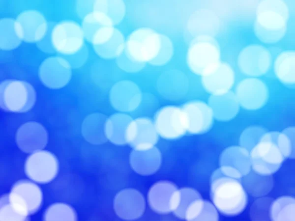 Desfocado Único Abstrato Azul Bokeh Luzes Festivas — Fotografia de Stock