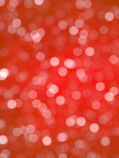 Desfocado Único Abstrato Vermelho Bokeh Luzes Festivas — Fotografia de Stock