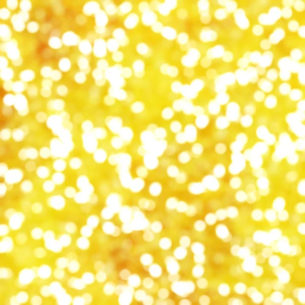 Rozmyte Unikalne Streszczenie Żółty Bokeh Uroczysty Światła — Zdjęcie stockowe