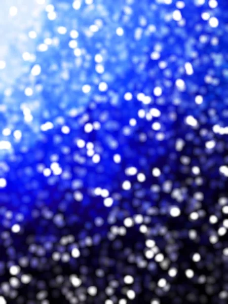 Intreepupil Unieke Abstract Blue Bokeh Feestelijke Verlichting — Stockfoto