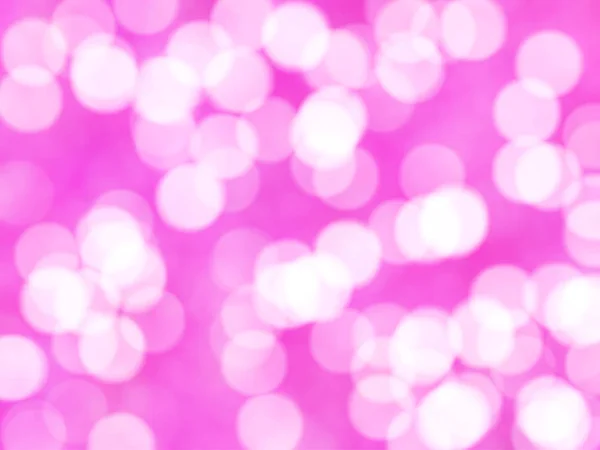 Desfocado Único Abstrato Rosa Bokeh Luzes Festivas — Fotografia de Stock