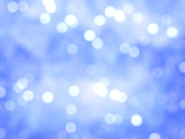 Defocused Egyedi Absztrakt Kék Bokeh Ünnepi Fények — Stock Fotó