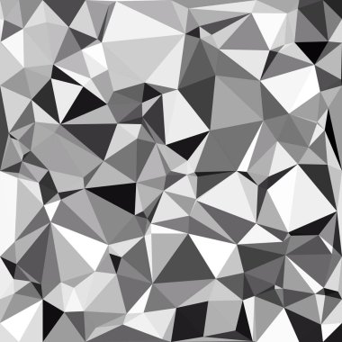 Siyah poligonal mozaik arka plan, yaratıcı tasarım şablonları