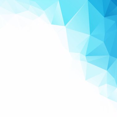 mavi çokgen mozaik arkaplan, yaratıcı tasarım şablonları