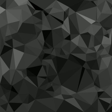 Siyah poligonal mozaik arka plan, yaratıcı tasarım şablonları