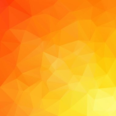 Turuncu poligonal mozaik arka plan yaratıcı tasarım şablonları