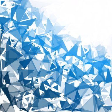 Mavi mola mozaik arka plan, yaratıcı tasarım şablonları