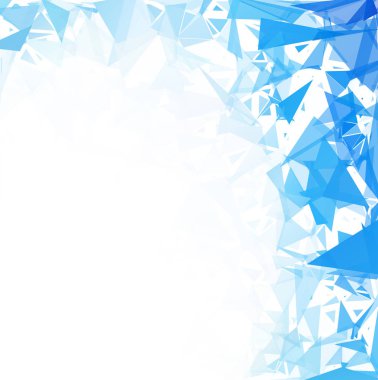 Mavi mola mozaik arka plan, yaratıcı tasarım şablonları