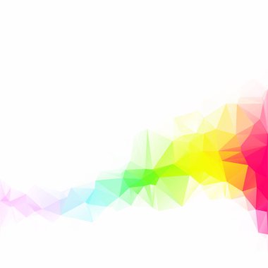 Renkli poligonal mozaik arka plan yaratıcı tasarım şablonları