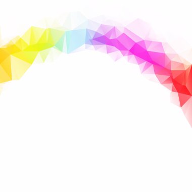 Renkli poligonal mozaik arka plan yaratıcı tasarım şablonları