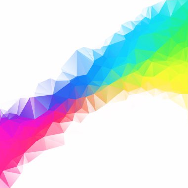 Renkli poligonal mozaik arka plan yaratıcı tasarım şablonları