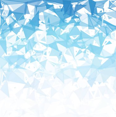 Mavi mola mozaik arka plan, yaratıcı tasarım şablonları